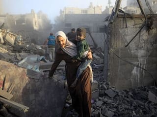 In Pictures: One month of Israel-Gaza war