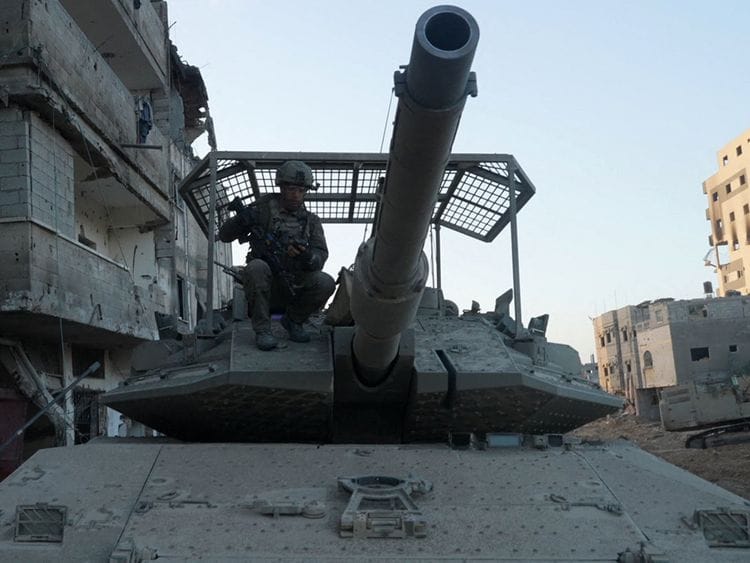 Israeli troops