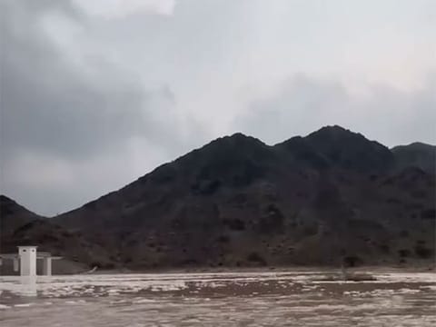 Rain hit parts of the UAE on Wednesday and more rain is expected this month. 