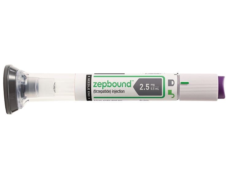 This image provided by Eli Lilly on Wednesday, November 8, 2023 shows packaging for their new drug Zepbound.  