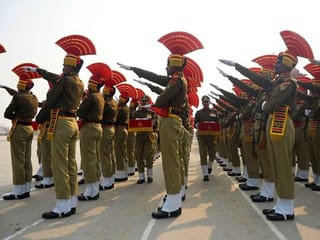 Photos: Recruits inducted during BSF passing out parade