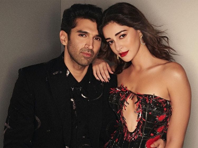 Ananya Panday with Aditya Roy Kapur