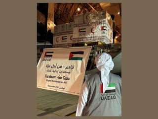 UAE sends 25 tonnes of urgent relief in ‘Tarahum for Gaza’ campaign