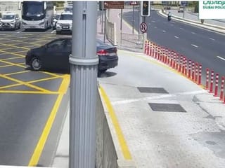 Watch: How Dubai Police smart traffic systems catches unauthorised turns by drivers