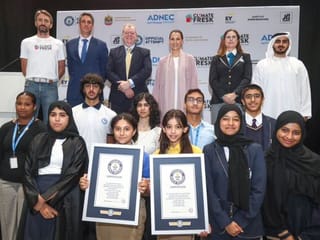 UAE students create new world record in sustainable learning