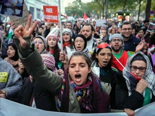Pictures: Hundreds of thousands rally in European cities to protest the war in Gaza