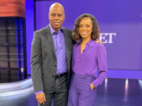 Kevin Frazier and Nischelle Turner.