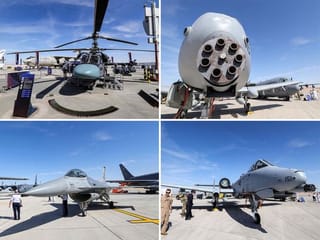 A look at some of the aircraft on display at the Dubai Airshow 2023