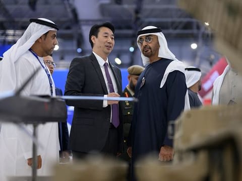 UAE President Sheikh Mohamed bin Zayed Al Nahyan visits Dubai Airshow 2023