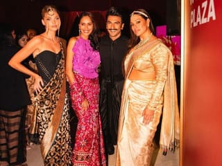 Photos: Supermodel Ashley Graham joins the 'looking like a wow' trend, poses with Bollywood actor Ranveer Singh