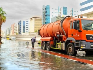 Rain in UAE: After heavy downpour, work underway to clear roads 