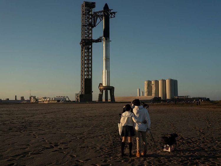 SpaceX's next-generation Starship spacecraft is prepared for test launch