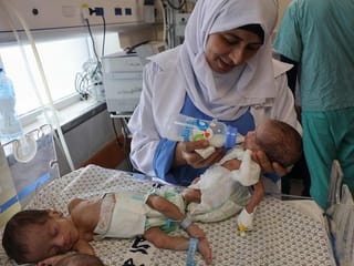 31 premature babies evacuated from Gaza’s Al Shifa hospital are now receiving care in UAE-run Al Helal Emirati Maternity Hospital in Rafah
