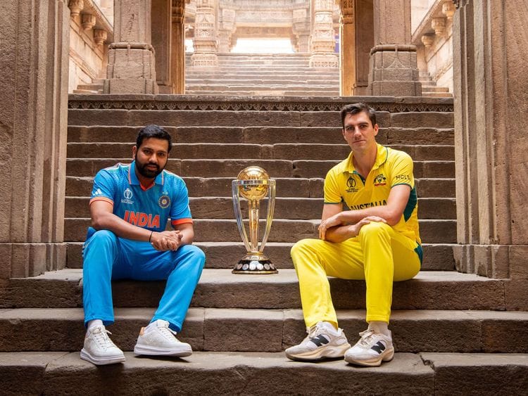 Rohit Cummins trophy