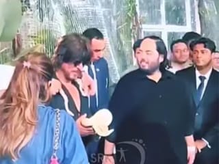 See: Is Shah Rukh Khan up, close and personal with snakes at Isha Ambani’s twins’  birthday bash? And more...