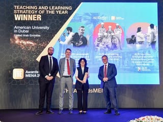The American University in Dubai secures The Teaching and Learning Strategy of the Year Award by THE Awards MENA 2023