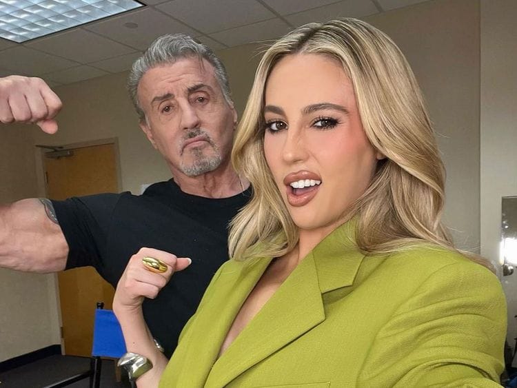 Sylvester Stallone and daughter Sophia 