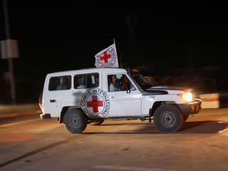 Photos: First hostages released after Israel-Hamas truce begins