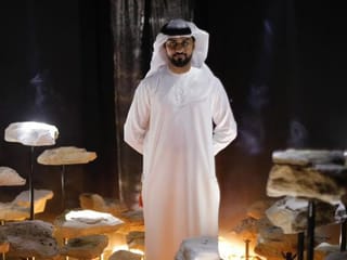 Emirati artist Salem Al Kaabi captures scent, sound of ‘Rain Memories’ at Al Ain Book Festival