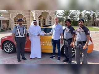 Watch: Free car insurance gifted by Happiness Patrol to safe drivers in Abu Dhabi emirate