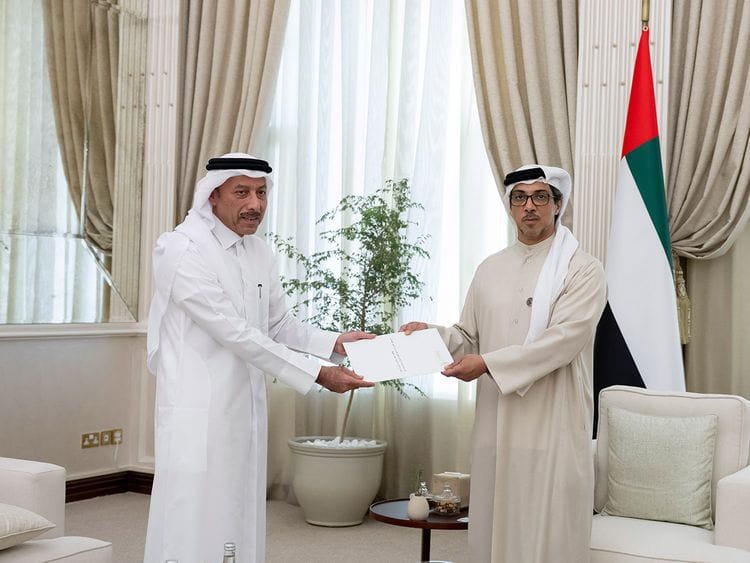 mansour-bin-zayed-with-qatar-ambassador-pic-on-uae-presidental-court-1701191713971
