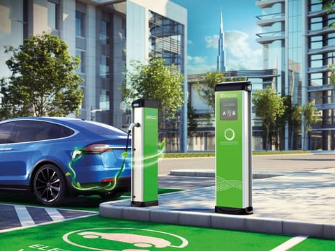 DEWA has been picking up speed with its EV 'Green Charger' rollout. The deal with Parkin - with a portfolio of 197,000 parking spaces in Dubai - sees it shift into another gear. 
