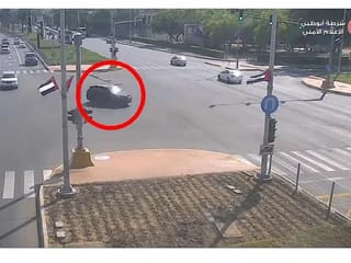 Horrific accident video: Distracted motorist causes crash in Abu Dhabi