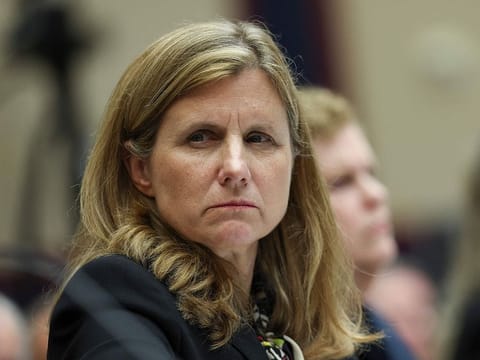 Liz Magill, President of University of Pennsylvania, testifies before the House Education and Workforce Committee at the Rayburn House Office Building.