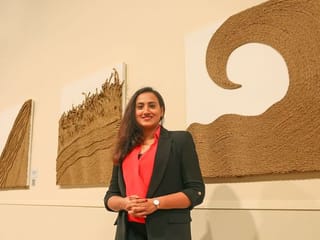 COP28 in UAE: Dubai-based Indian artist showcases Emirati culture in sustainable art