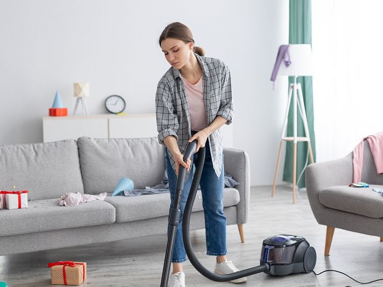 Cleaning up after holidays