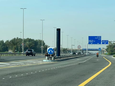 Drivers cutting in line to take exits will be caught by the AI-powered monitoring system