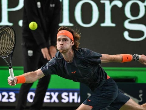Russia's Andrey Rublev has won 14 ATP singles championships, including an ATP 1000 title in Monte Carlo this year.
