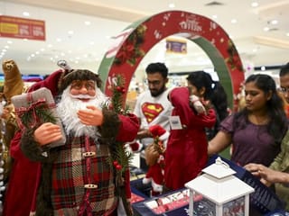 Photos: UAE residents gear up for the festive season with Christmas decorations, lights and shopping