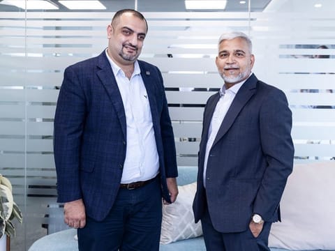  Omar Al Amour, co-founder, and Praveen Sharma, CEO and co-founder of Meteora Developers 