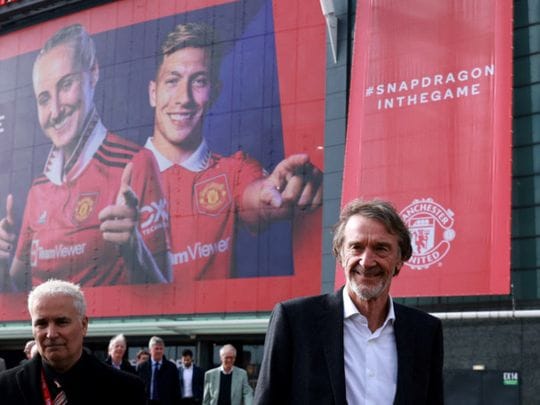 Sir Jim Ratcliffe took charge of footballing operations in February last year.
