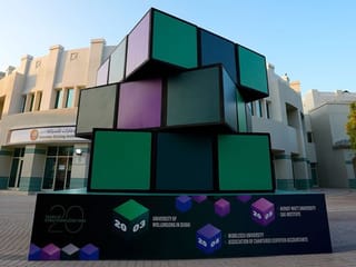 World’s largest 300kg Rubik’s Cube turns heads in Dubai