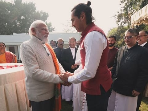 Dino Morea with Indian PM Narendra Modi
