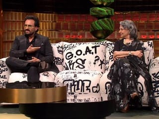 Veteran Bollywood actress Sharmila Tagore recalls how son Saif Ali Khan went flying through a glass door