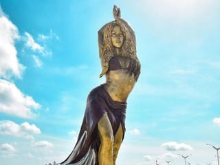 Photos: Shakira 'excited' and honoured to have her 21-foot-tall statue in Colombian hometown