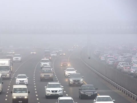 Foggy weather