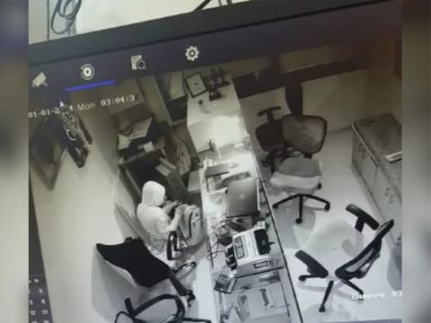 The incident happened on December 31 last year.