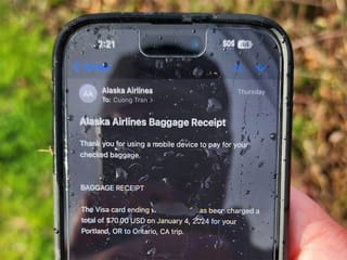 Alaska Airlines emergency: iPhone survives 16,000-foot fall after plane's door blows out mid-air