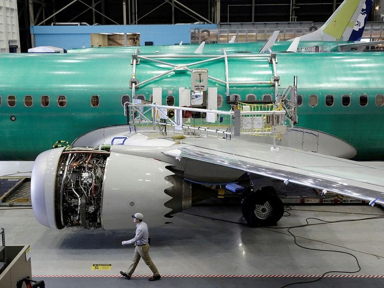 STOCK BOEING 737 MAX