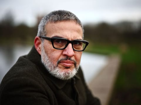 British-Palestinian plastic surgeon specialising in conflict injuries Ghassan Abu Sitta, poses for pictures in Victoria Park, east London, on January 7, 2024.  