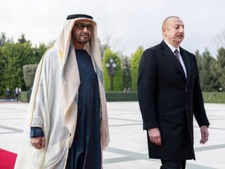 UAE President attends official reception hosted by the President of Azerbaijan