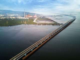 Look: India’s longest sea bridge in Mumbai