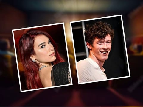 Dua Lipa and Callum Turner