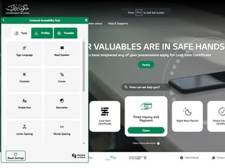 Dubai Police launch ‘Universal Accessibility Pack’ service on website for people of determination