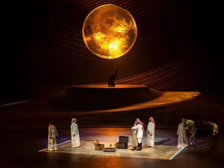 Zarqa Al Yamama unfolds the compelling narrative of a woman from the Geddes tribe blessed with the gift of foresight. 