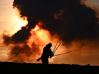 Photos: Lava sets house on fire after volcanic eruption in Iceland